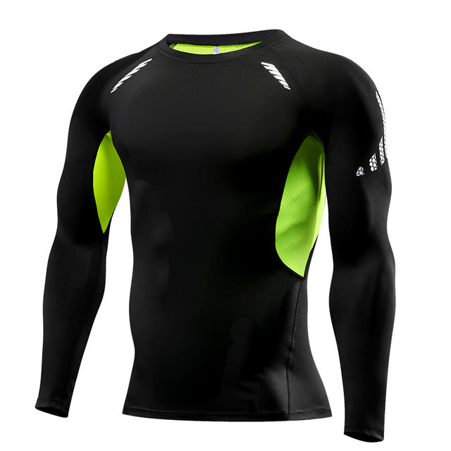 Men's long sleeve sports top in multiple colors, perfect for outdoor activities.