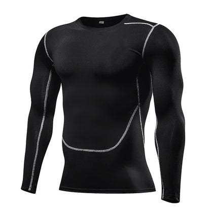 Men's long sleeve sports top in multiple colors, perfect for outdoor activities.