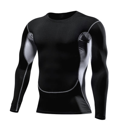 Men's long sleeve sports top in multiple colors, perfect for outdoor activities.