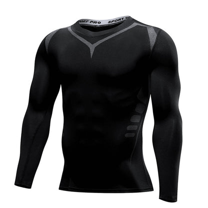 Men's long sleeve sports top in multiple colors, perfect for outdoor activities.