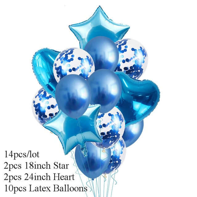 Reusable, strong and stylish metal balloon stands, available in packs of 1, 3 or 5 units.